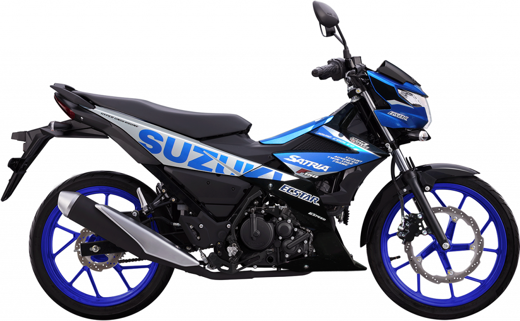 Suzuki Satria Xanh Bạc Đen Việt Nam