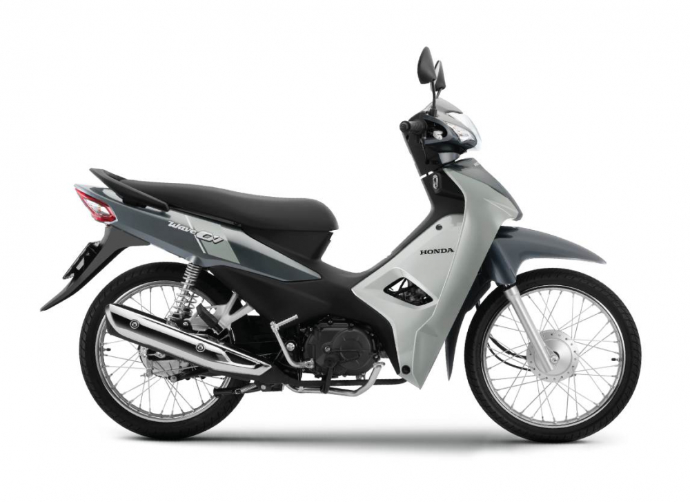 Honda Wave Alpha 2025 cổ điển màu xám ghi