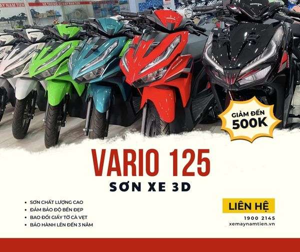 địa chỉ mua xe vario 125 2023 chính hãng tại khu vực Hồ Chí Minh, Bình Dương và Đồng Nai