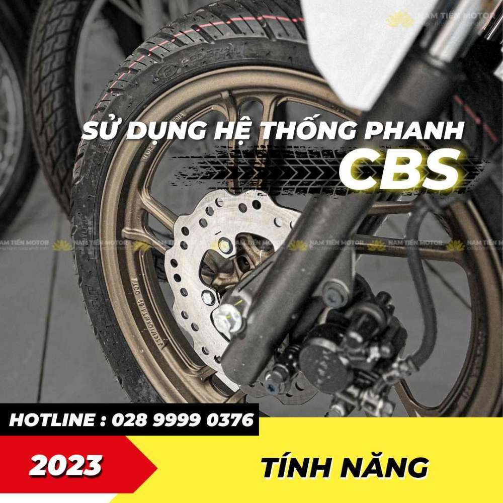 công nghệ phanh cbs vario 125 2023