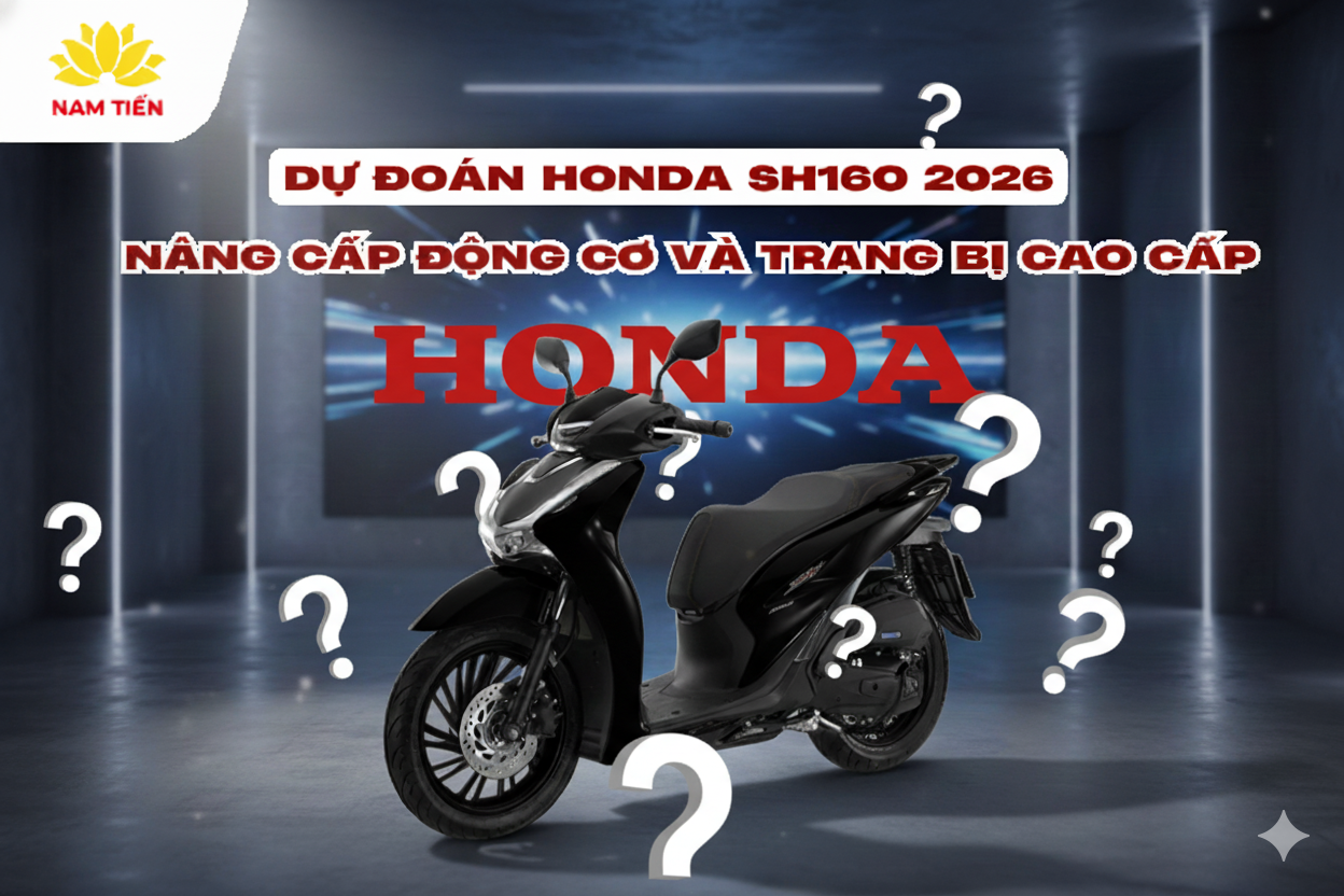 Dự đoán Honda SH160 2026: Nâng cấp động cơ và trang bị cao cấp