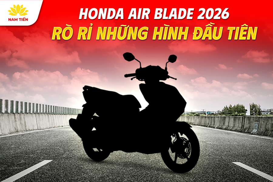 Honda Air Blade 2026 rò rỉ những hình đầu tiên