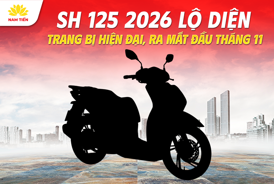 SH 125 2026 lộ diện: Trang bị hiện đại, ra mắt đầu tháng 11
