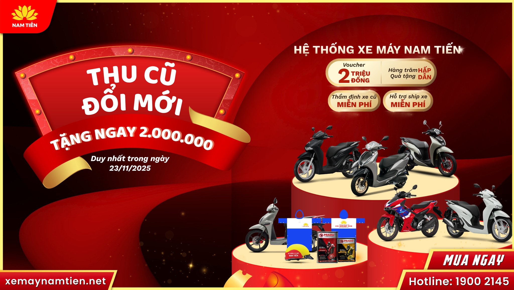 Thu cũ đổi mới Nam Tiến tháng 11/2025