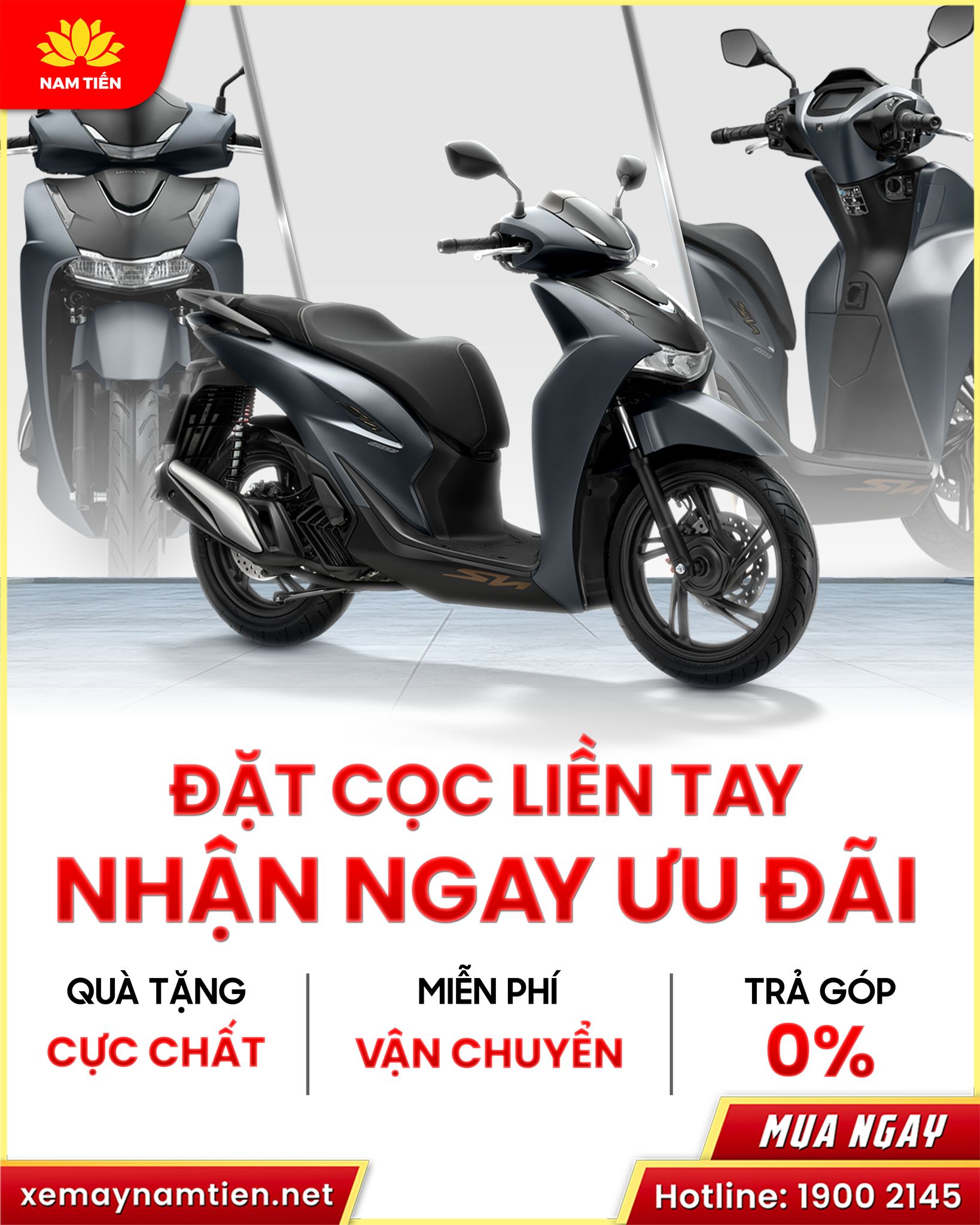 Mua Honda SH160i 2026 Đến Ngay Xe Máy Nam Tiến