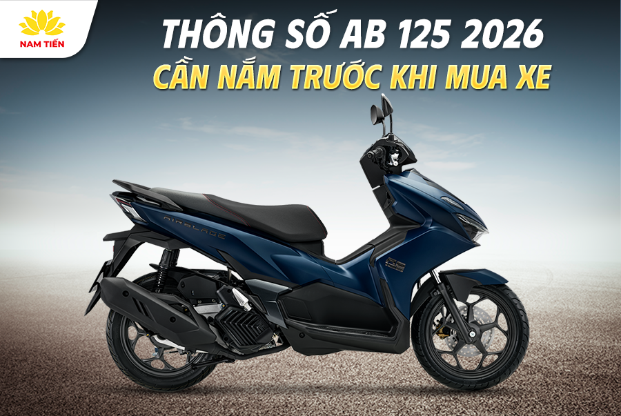 06 thông số AB 125 2026 cần nắm trước khi mua xe