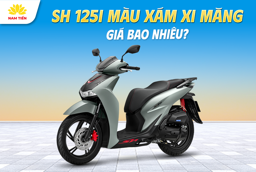 SH 125i Màu Xám Xi Măng Giá Bao Nhiêu?