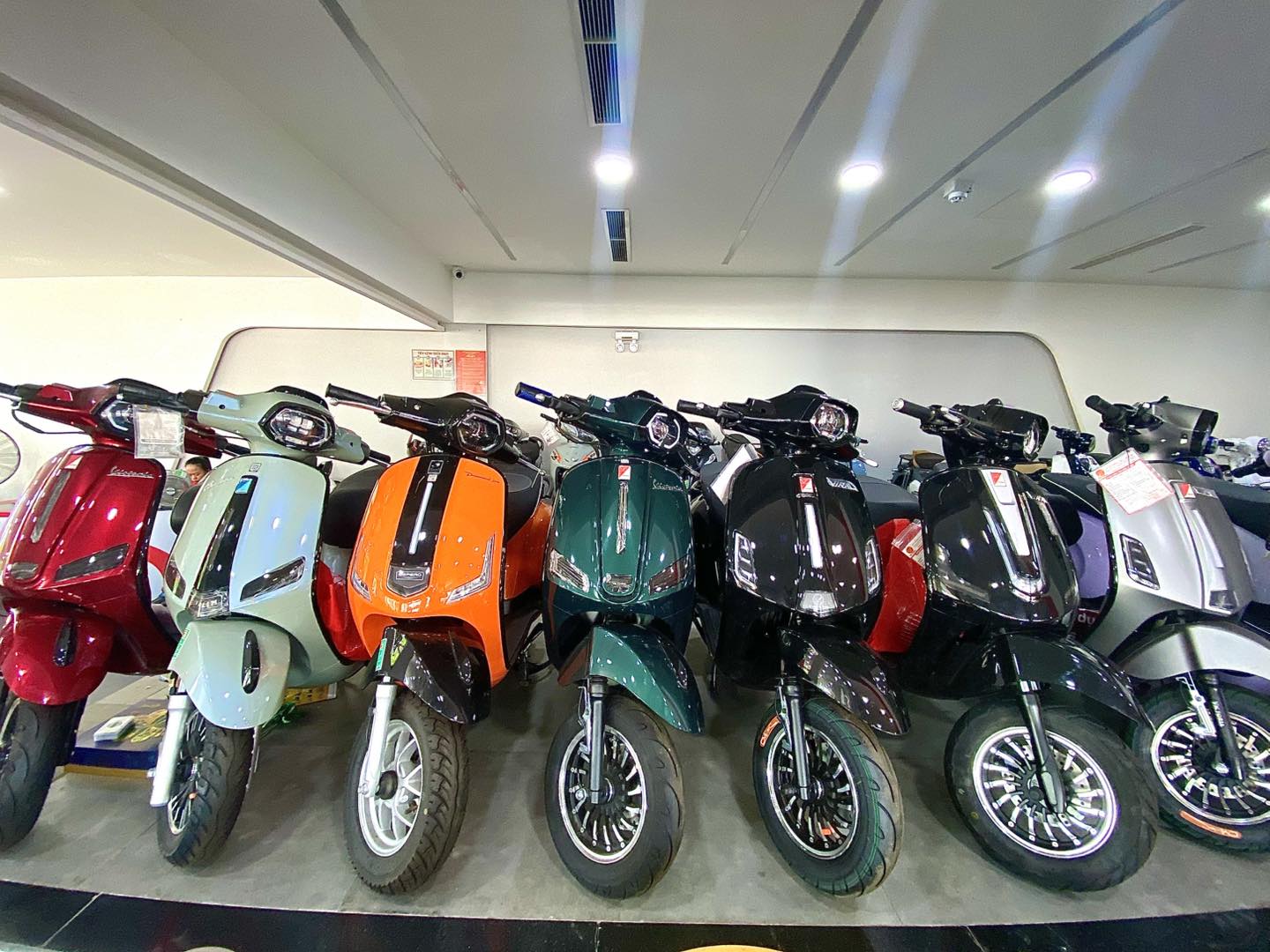 Xe 50cc được trưng bày tại Nam Tiến