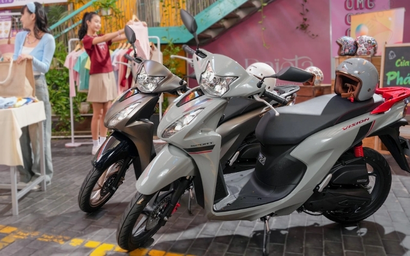 Thiết kế nổi bật của Vision xám xi măng