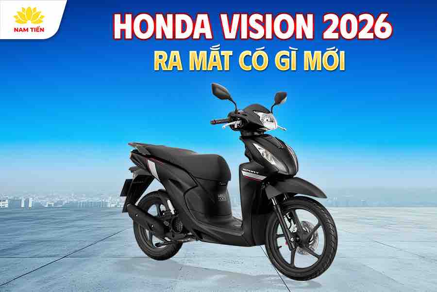 Honda Vision 2026 ra mắt có gì mới