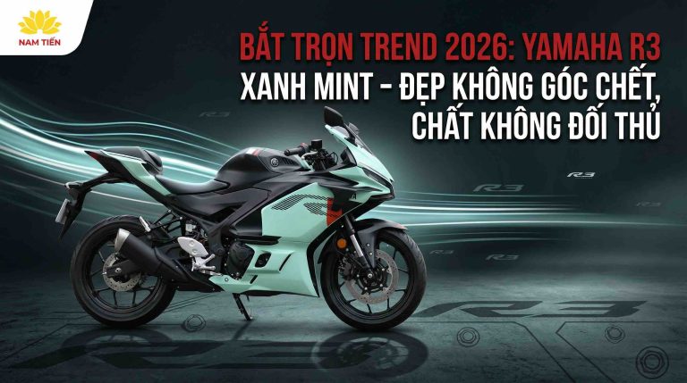 Bắt trọn trend 2026: Yamaha R3 Xanh Mint – Đẹp không góc chết, chất ...