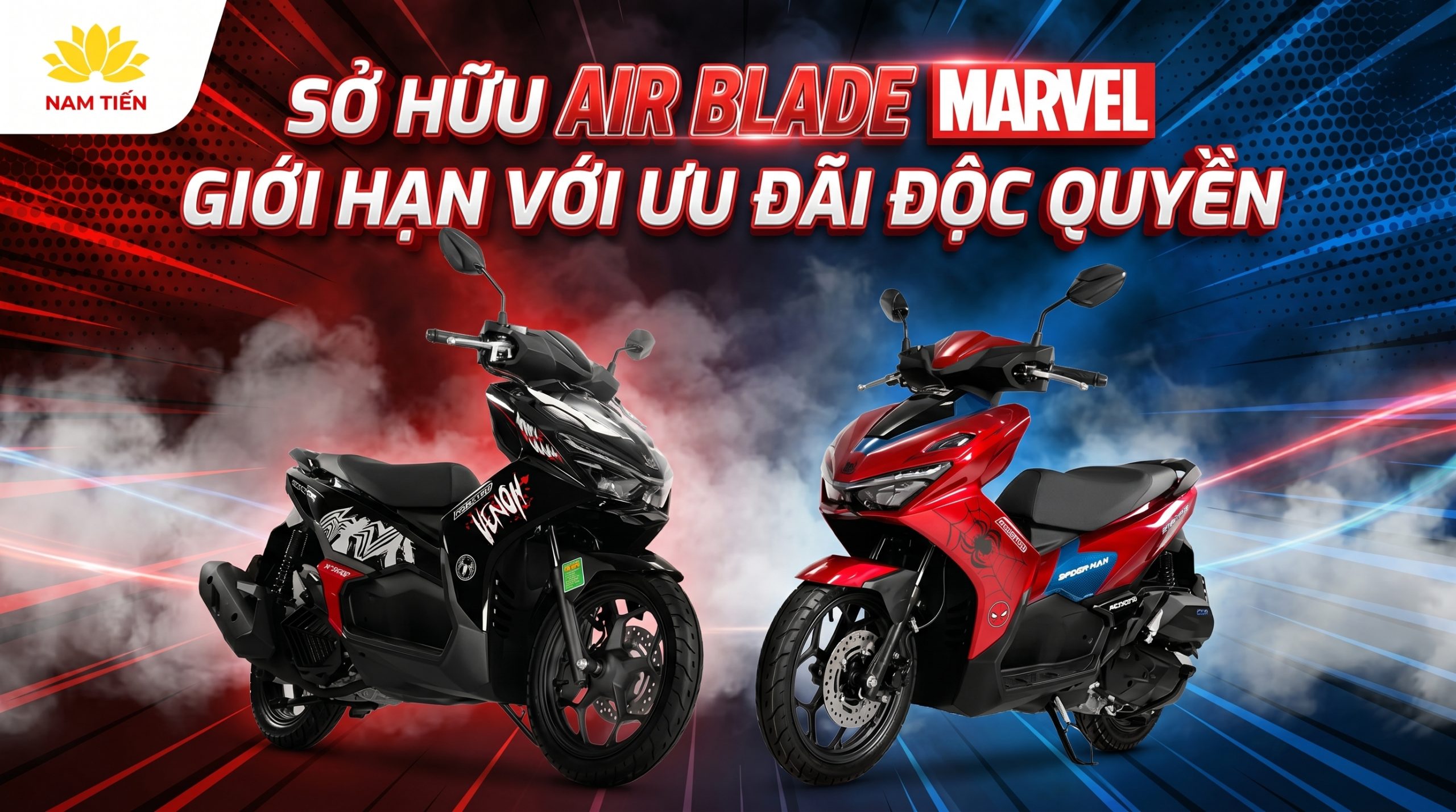 Sở Hữu Air Blade Marvel Giới Hạn Với Ưu Đãi Độc Quyền
