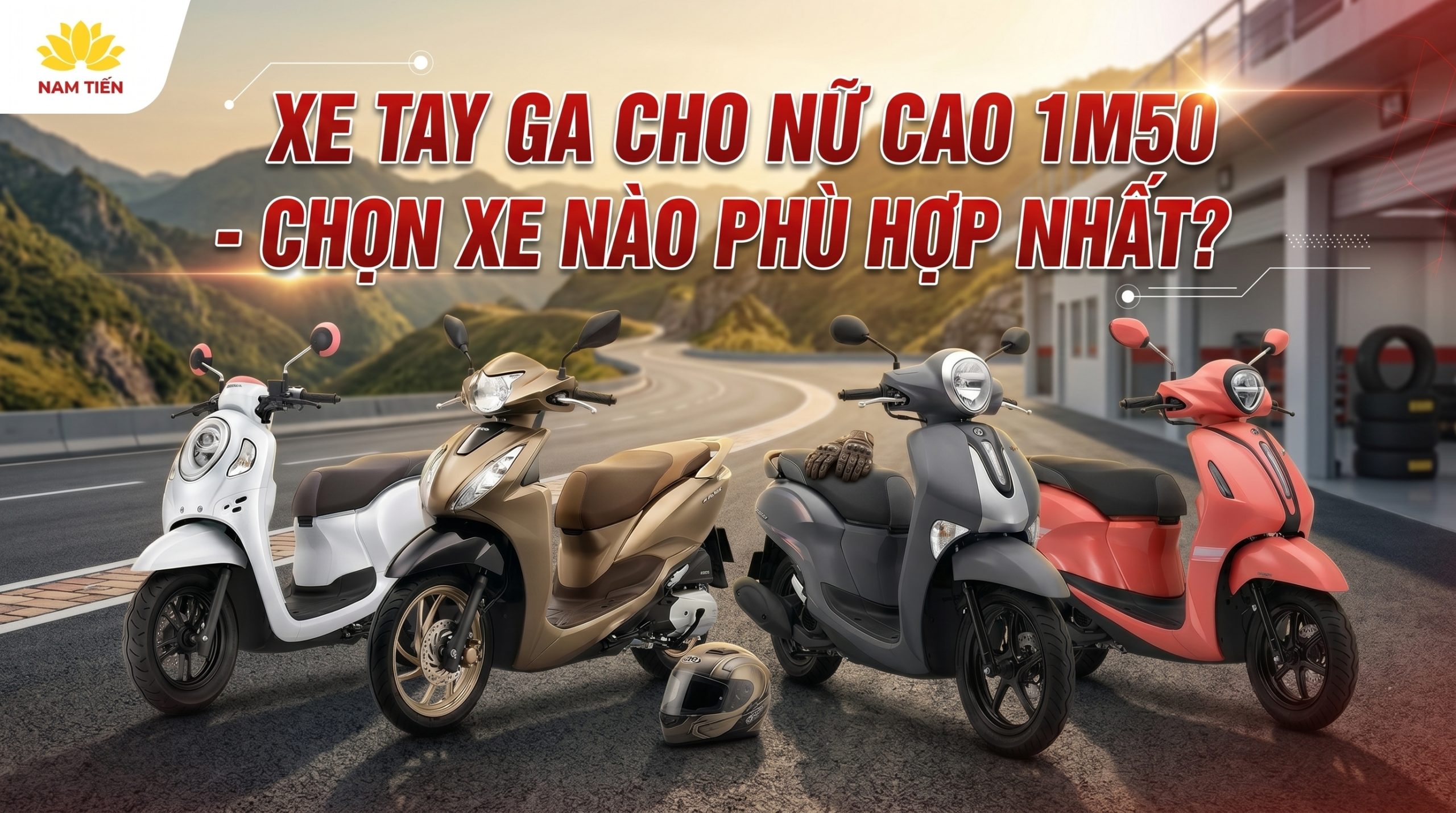 Xe Tay Ga Cho Nữ Cao 1m50 - Chọn Xe Nào Phù Hợp Nhất?