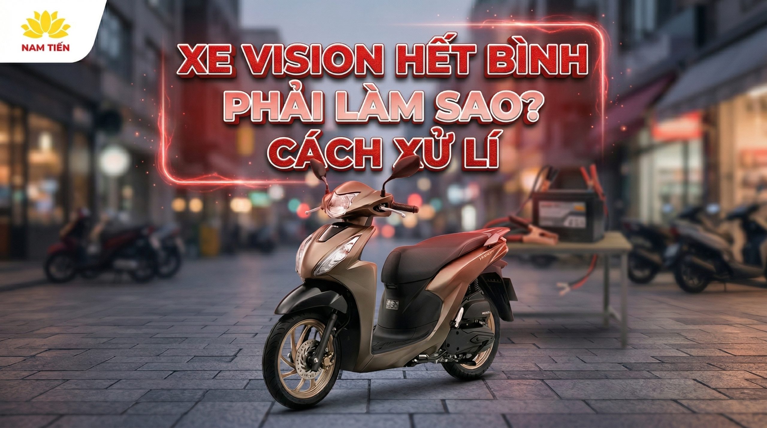 Xe Vision Hết Bình Phải Làm Sao? Cách Xử Lí