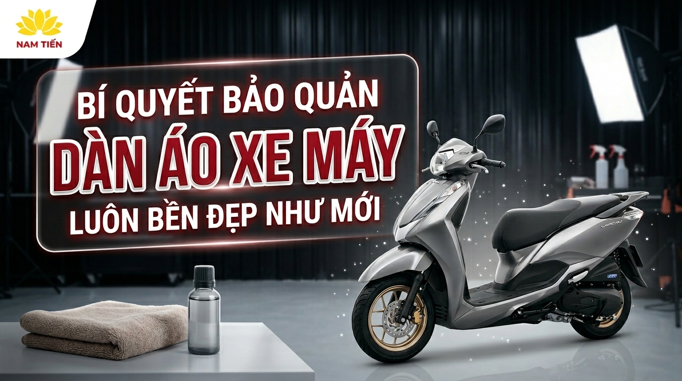 Bí Quyết Bảo Quản Dàn Áo Xe Máy Luôn Bền Đẹp Như Mới