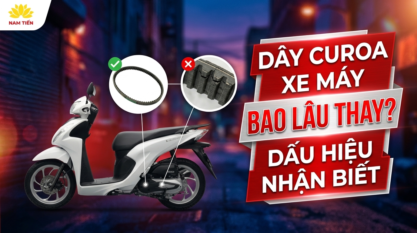 Dây Curoa Xe Máy Bao Lâu Thay? Dấu Hiệu Nhận Biết