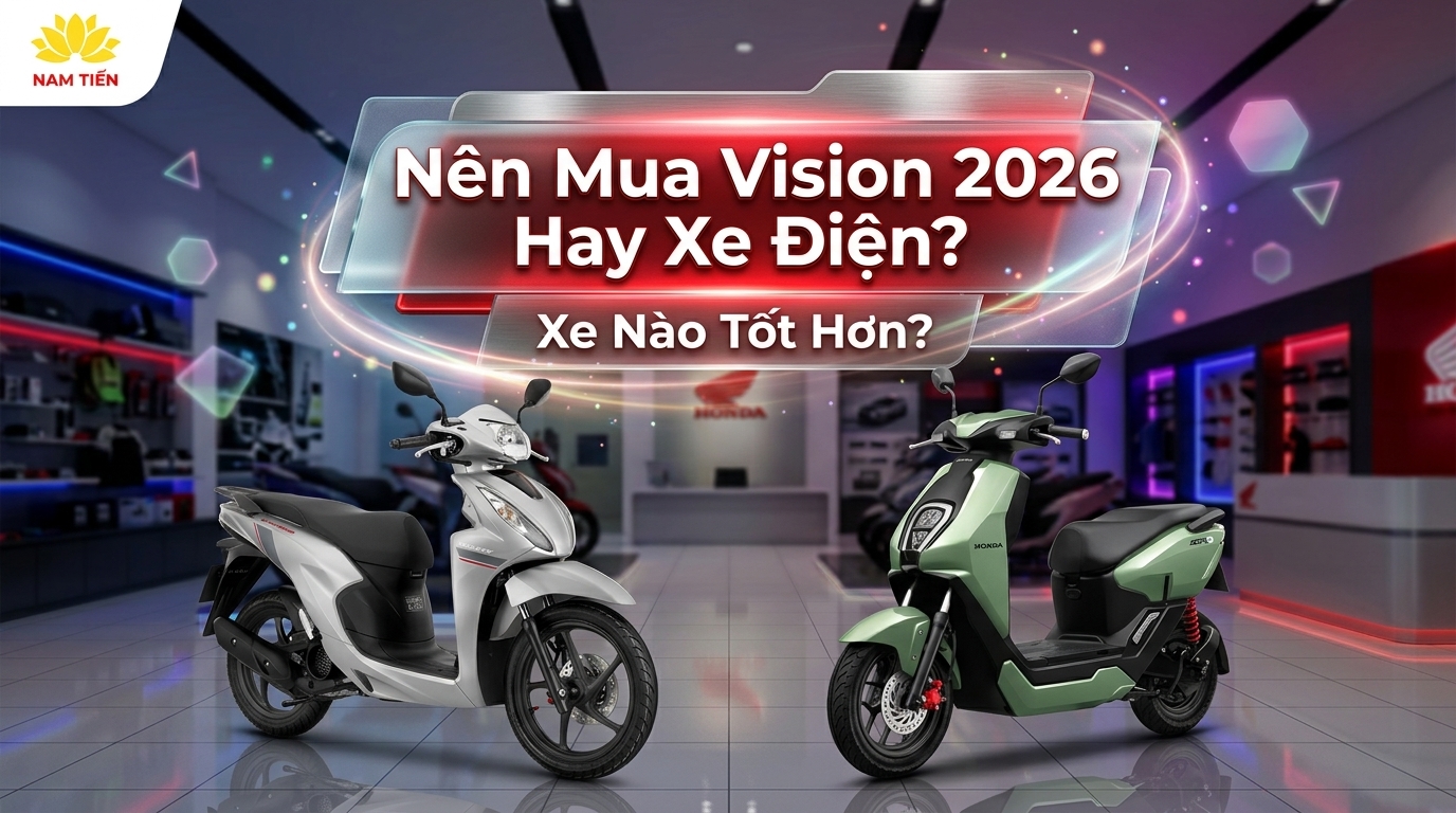 Nên Mua Vision 2026 Hay Xe Điện? Xe Nào Tốt Hơn?
