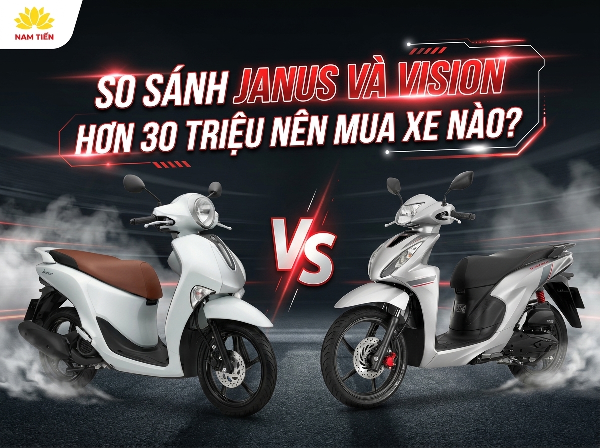 So Sánh Janus Và Vision – Hơn 30 Triệu Nên Mua Xe Nào?