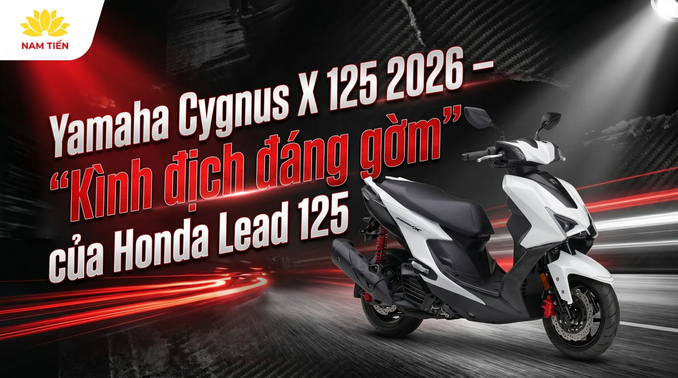 Yamaha Cygnus X 125 2026 – “Kình Địch Đáng Gờm” Của Honda Lead 125