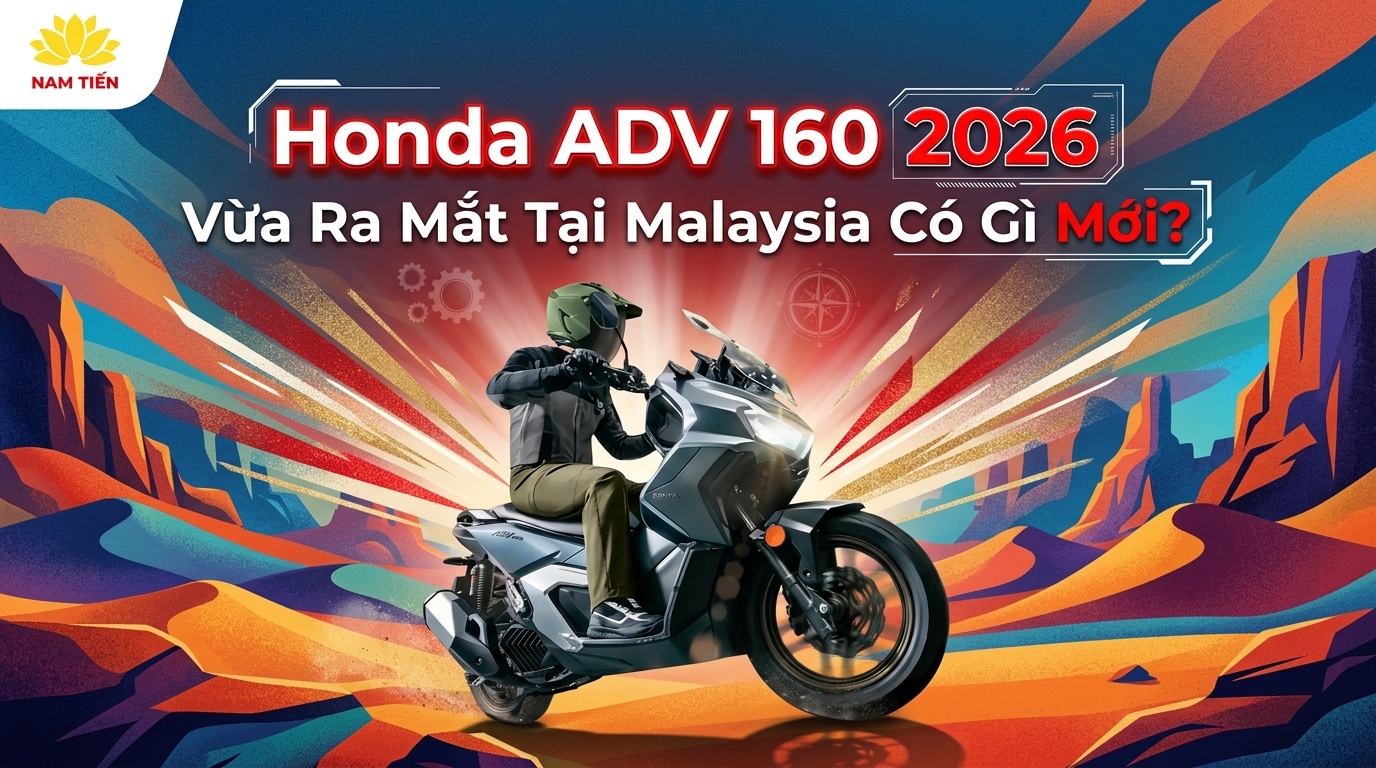 Honda ADV 160 2026 Vừa Ra Mắt Tại Malaysia Có Gì Mới?