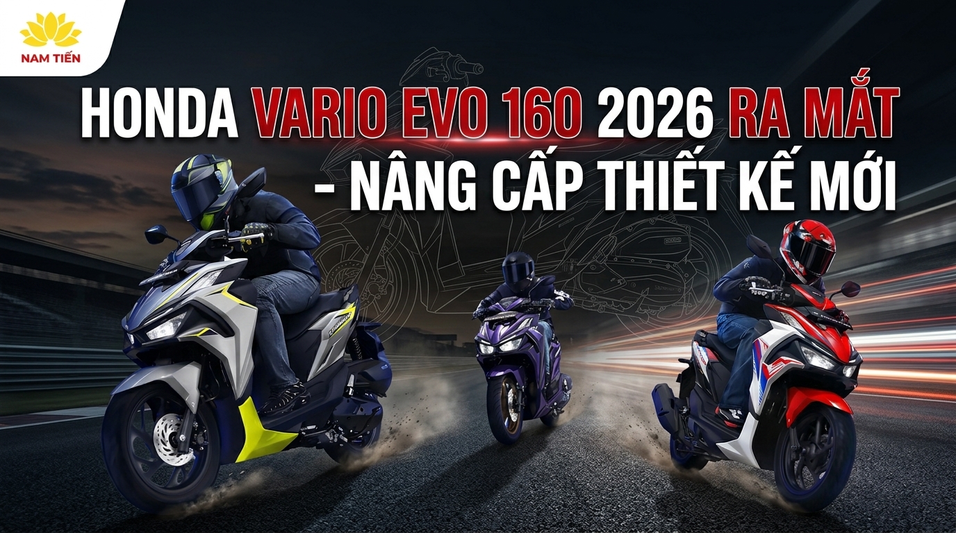Honda Vario Evo 160 2026 Ra Mắt – Nâng Cấp Thiết Kế Mới