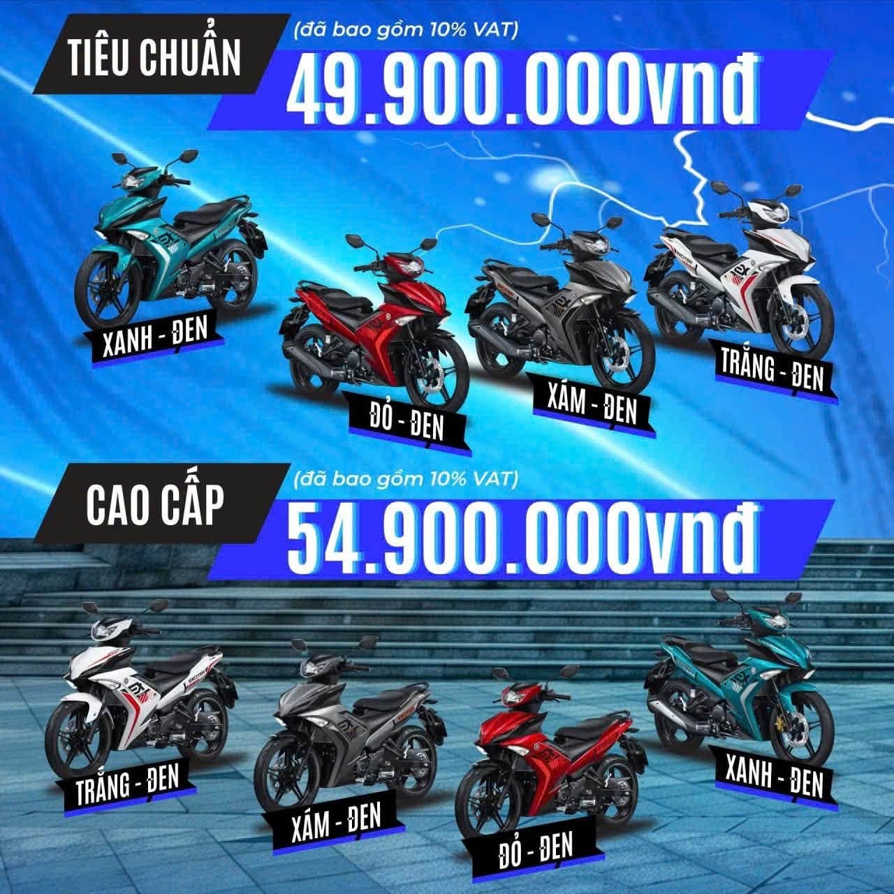 Giá bán Yamaha Exciter TCS 2026 Tiêu Chuẩn và Cao Cấp