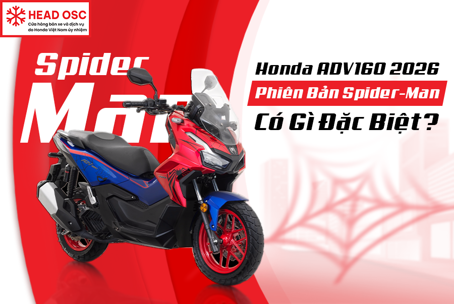 Honda ADV160 2026 Phiên Bản Spider-Man Có Gì Đặc Biệt?