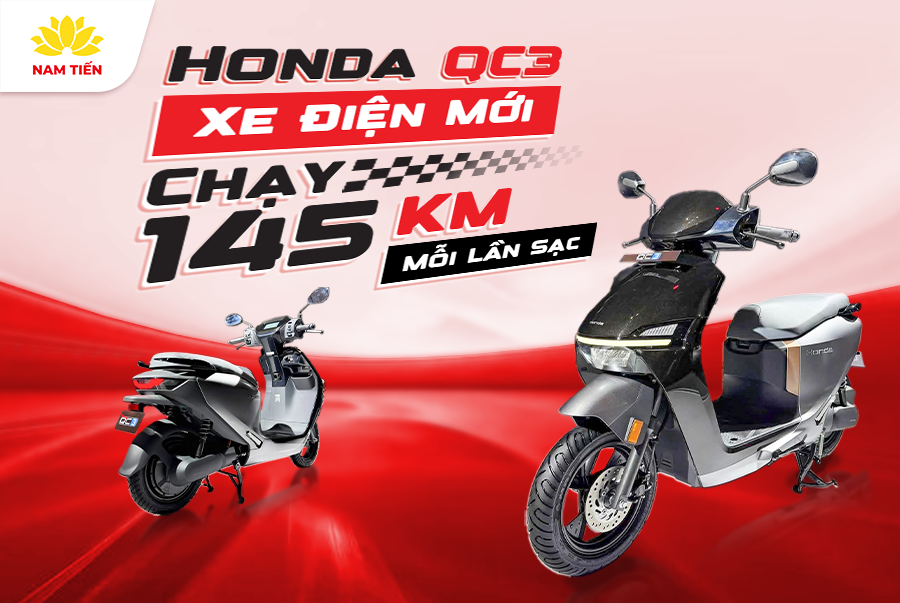 Honda QC3 – Xe Điện Mới Chạy 145 km Mỗi Lần Sạc
