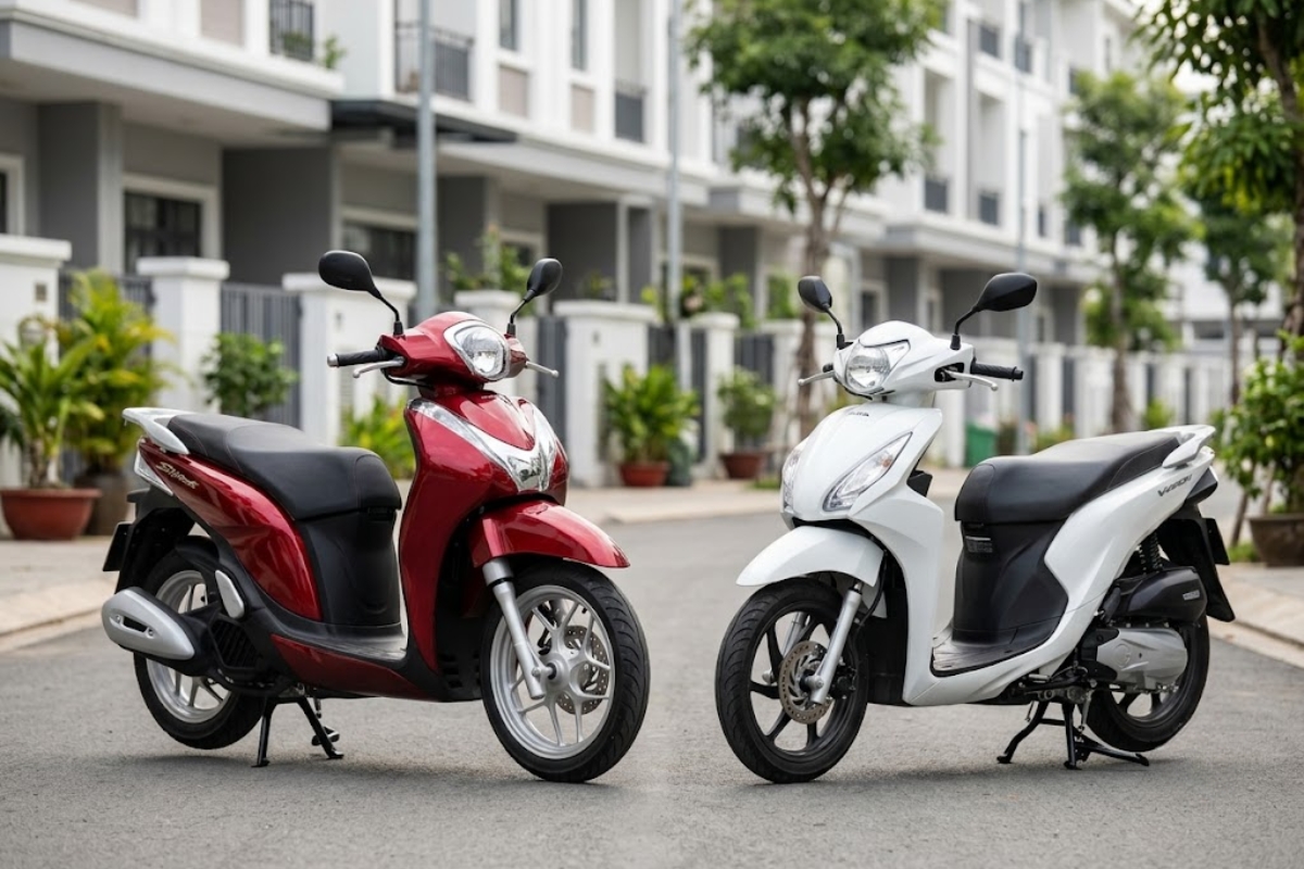 Giải Đáp: SH Mode Và Vision Xe Nào Cao Hơn?