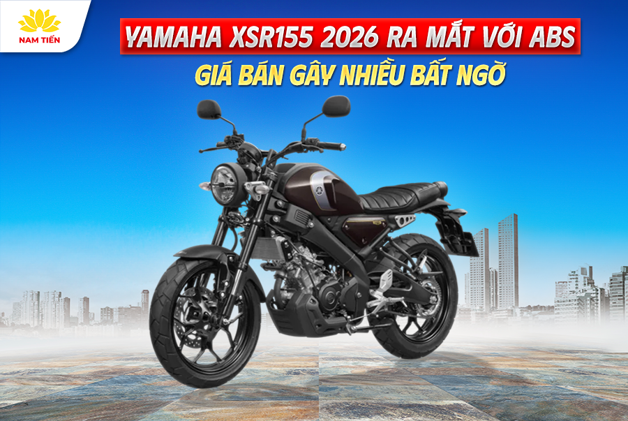 Yamaha XSR155 ABS 2026 Ra Mắt Với Nhiều Nâng Cấp