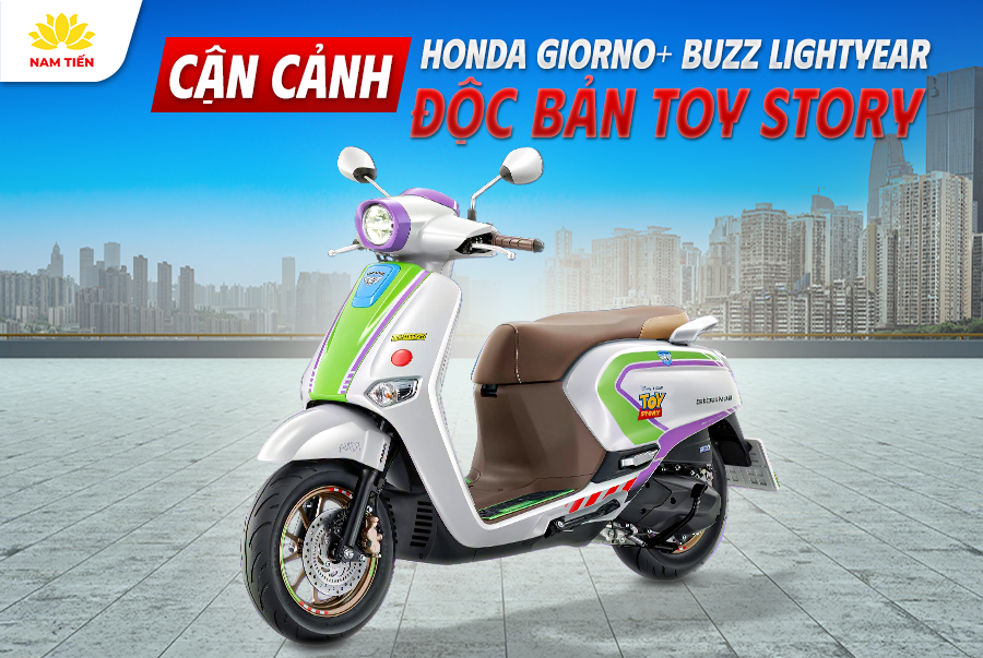 Cận Cảnh Honda Giorno+ BUZZ LIGHTYEAR Độc Bản Toy Story