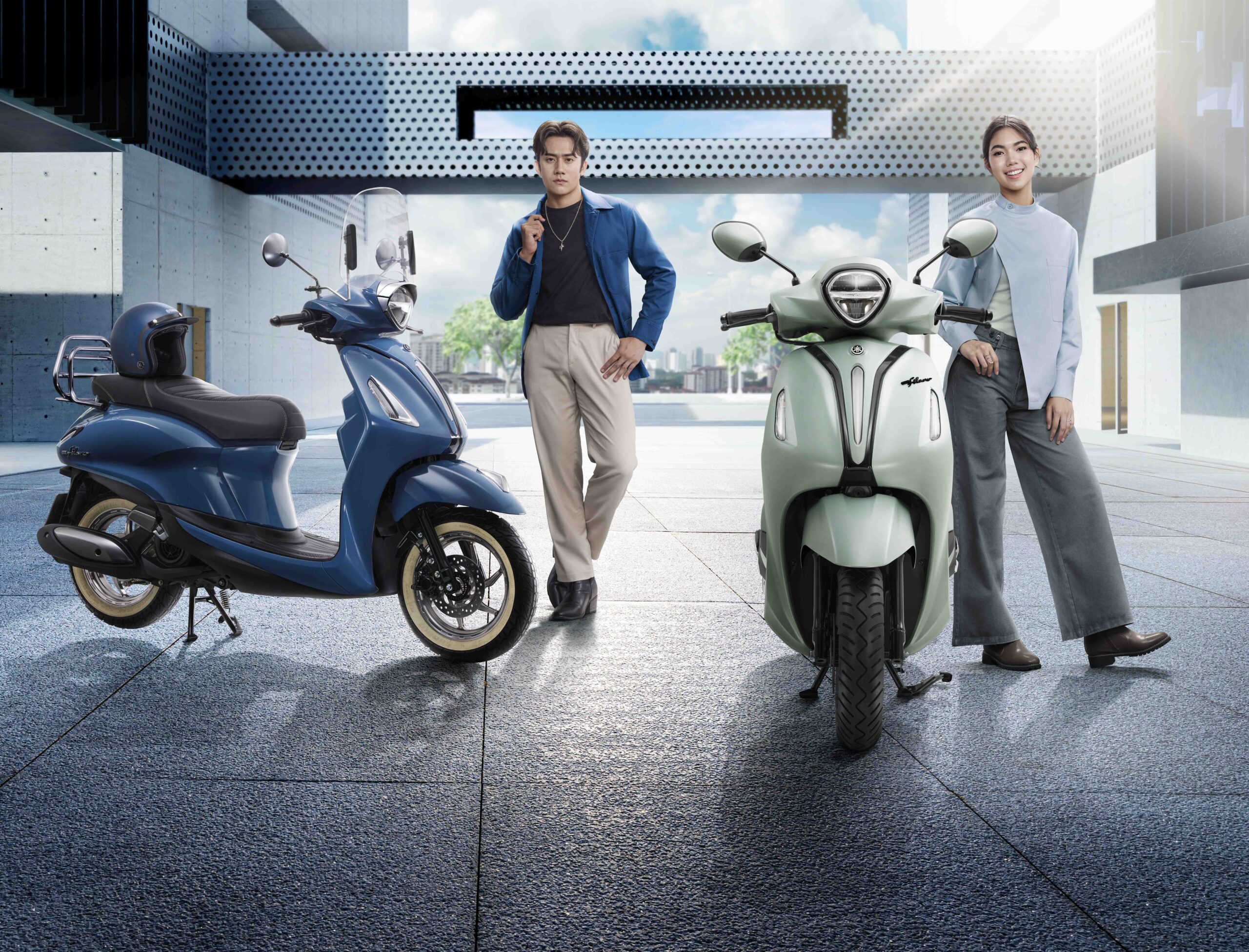 Giá Yamaha Grand Filano Hybrid 2027 vẫn từ 64.700 baht
