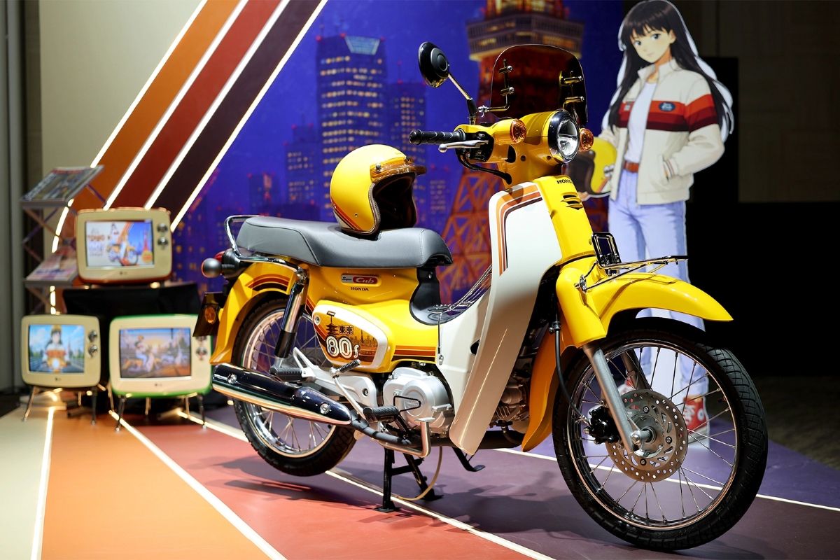 Honda Super Cub Tokyo 80s sở hữu thiết kế đậm chất Tokyo