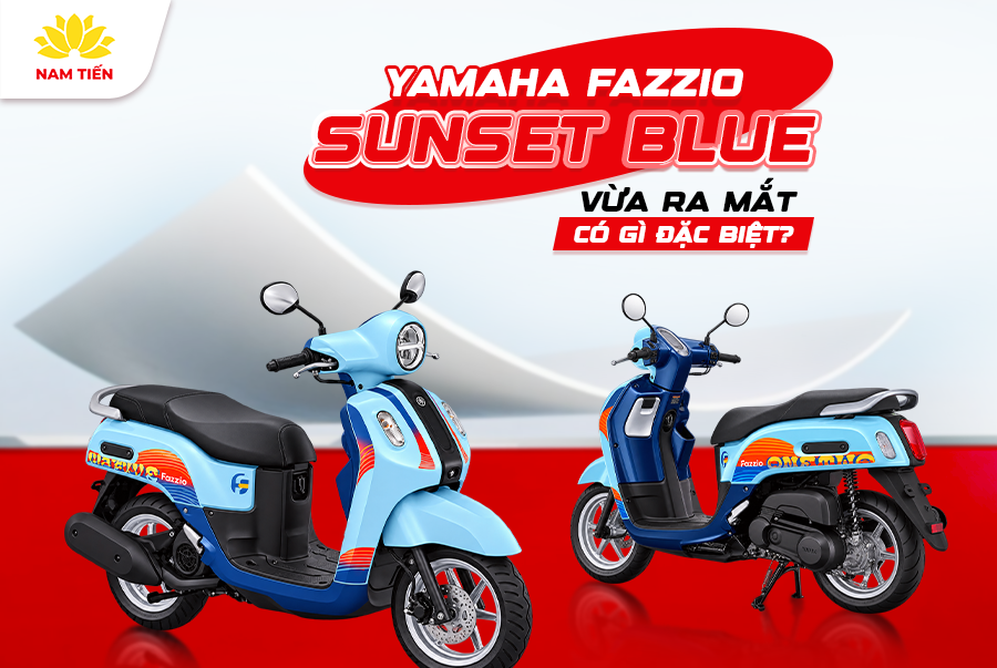 Yamaha Fazzio Sunset Blue Vừa Ra Mắt Có Gì Đặc Biệt?