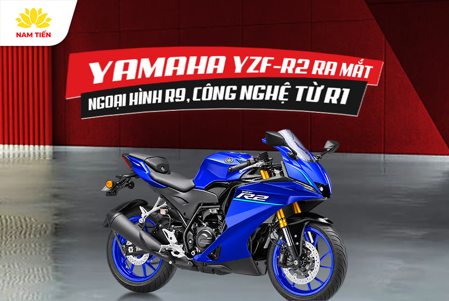 Yamaha YZF-R2 Ra Mắt: Ngoại Hình R9, Công Nghệ Từ R1