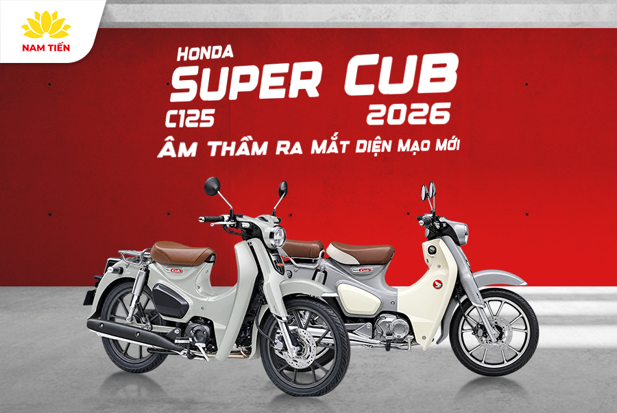 Honda Super Cub C125 2026 Âm Thầm Ra Mắt Diện Mạo Mới