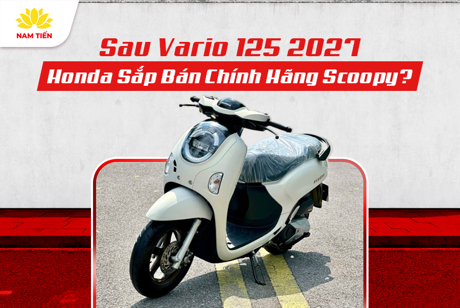 Sau Vario 125 2027, Honda Sắp Bán Chính Hãng Scoopy?