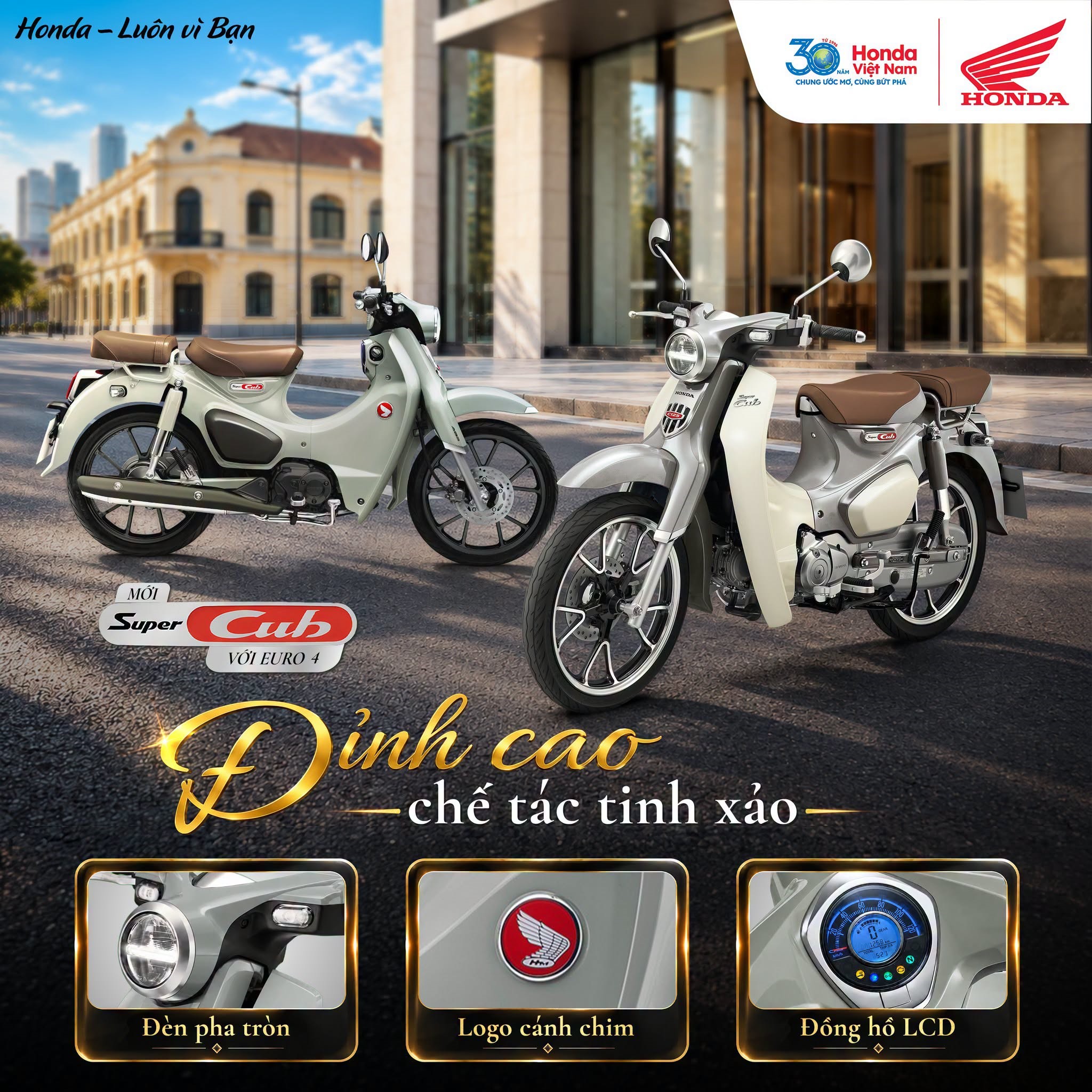 Honda Super Cub 125: Giữ chất cổ điển, cập nhật động cơ