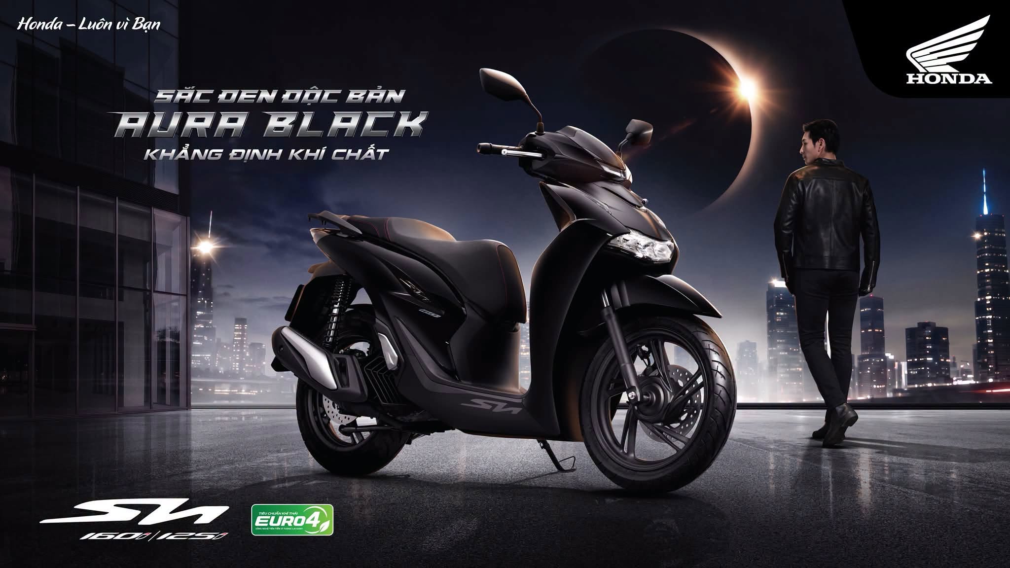 SH125i / SH160i 2027 Ra Mắt Màu Aura Black Chuẩn Euro 4