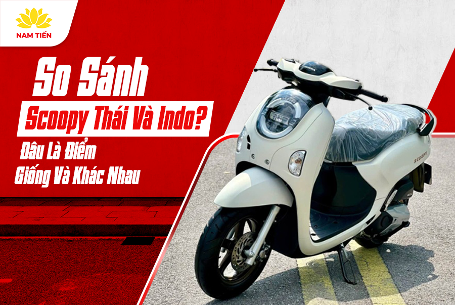 So Sánh Scoopy Thái Và Indo? Đâu Là Điểm Giống Và Khác Nhau