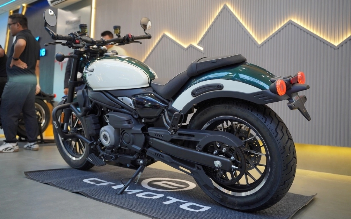 Thiết kế cruiser cổ điển, yên thấp
