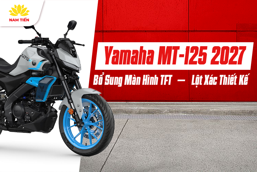 Yamaha MT-125 2027 Bổ Sung Màn Hình TFT, Lột Xác Thiết Kế